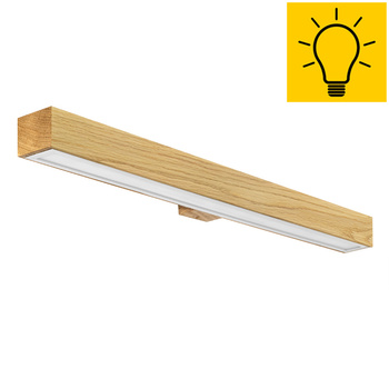 Kinkiet dębowy SLIM 90 cm 3000K
