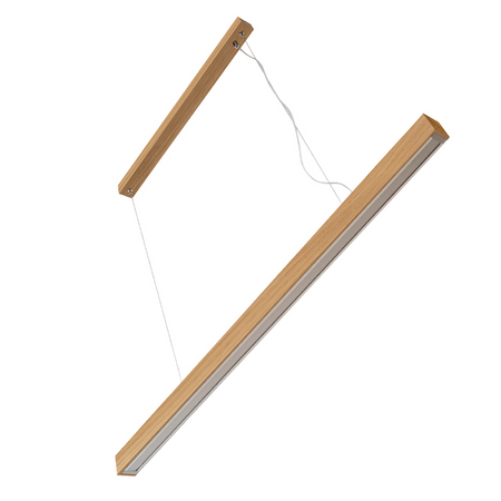 Lampa dębowa SLIM 120 cm 4000K - LED Wood