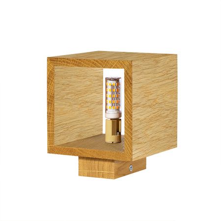 Kinkiet dębowy 10x10 cm