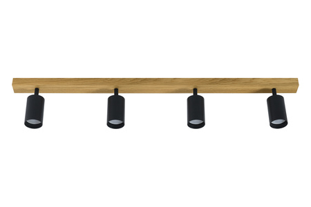 Lampa MODERN - 4 x GU10 - L=90 cm - LED Wood
