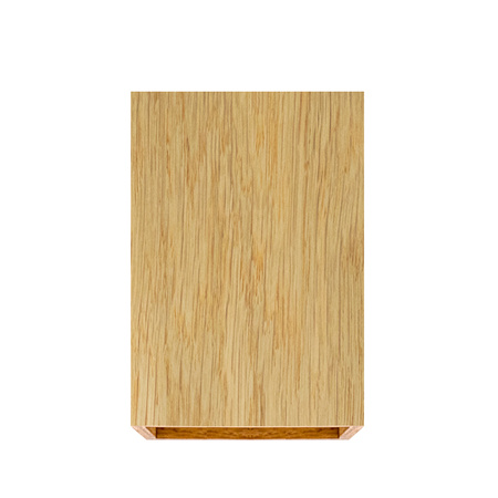 Kinkiet dębowy 10x15 cm Pionowy