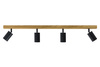 Lampa MODERN - 4 x GU10 - L=90 cm - LED Wood