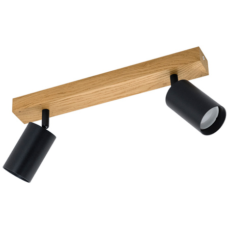 Lampa MODERN - 2 x GU10 - L=35 cm - LED Wood