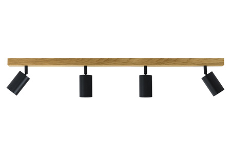 Lampa MODERN - 4 x GU10 - L=90 cm - LED Wood