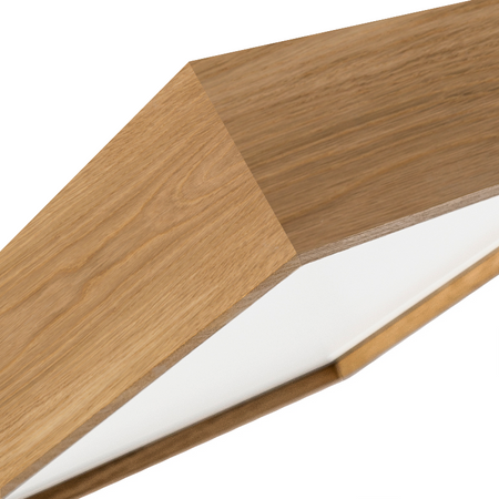 Plafon dębowy 62x32cm 28W