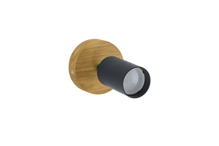 Lampa MODERN - 1 x GU10 - Fi 10 cm - OWAL - LED Wood