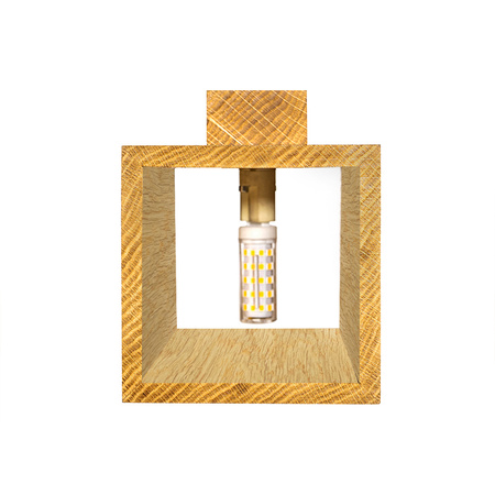 Kinkiet dębowy 10x15 cm Pionowy