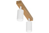 Lampa MODERN Biała - 2 x GU10 - L=35 cm - LED Wood