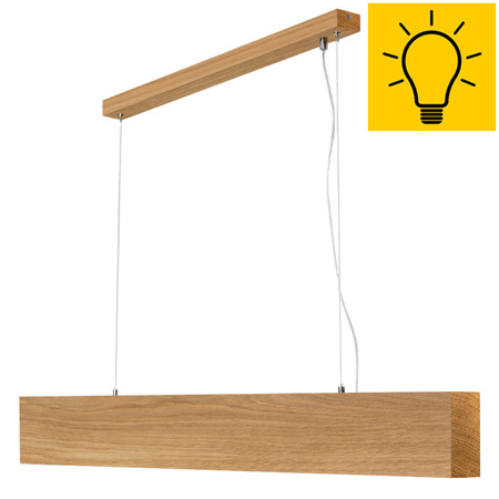 Dębowa belka 120 cm 3000K