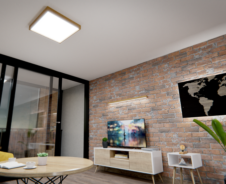 Kinkiet dębowy SLIM 60 cm 4000K - LED Wood