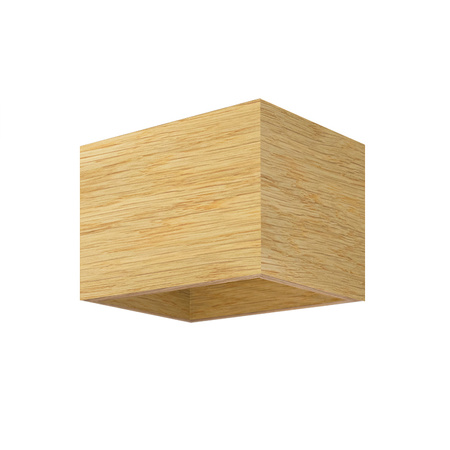 Kinkiet dębowy 15x10 cm Poziomy