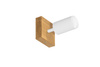 Lampa MODERN Biała - 1 x GU10 - 10x10 cm - LED Wood
