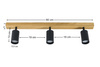 Lampa MODERN - 3 x GU10 - L=60 cm - LED Wood