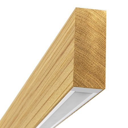 Kinkiet dębowa belka 60 cm 4000K