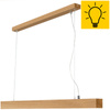 Lampa dębowa SLIM 90 cm 3000K