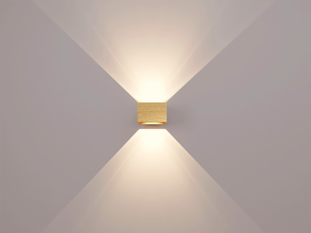 Kinkiet dębowy 15x10 cm Poziomy