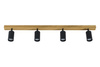 Lampa MODERN - 4 x GU10 - L=90 cm - LED Wood