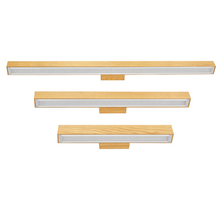 Kinkiet dębowy SLIM 60 cm 3000K