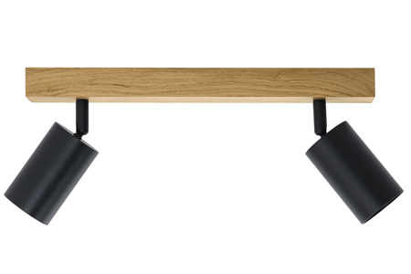 Lampa MODERN - 2 x GU10 - L=35 cm - LED Wood