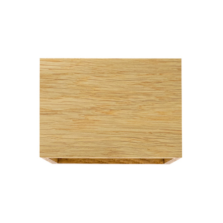 Kinkiet dębowy 15x10 cm Poziomy
