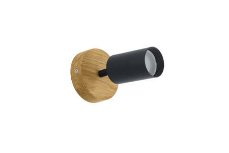 Lampa MODERN - 1 x GU10 - Fi 10 cm - OWAL - LED Wood
