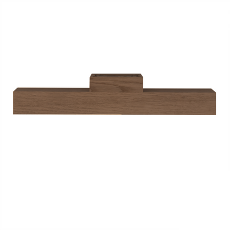 Kinkiet dębowy SLIM 40 cm 3000K Palisander