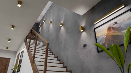 Kinkiet dębowy 10x15 cm Pionowy