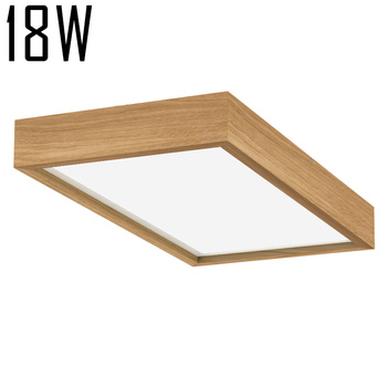 Plafon dębowy 62x32cm 18W