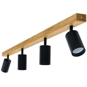 Lampa MODERN - 4 x GU10 - L=90 cm - LED Wood