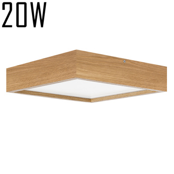 Plafon dębowy 32x32cm 20W