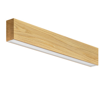 Kinkiet dębowa belka 90 cm 4000K